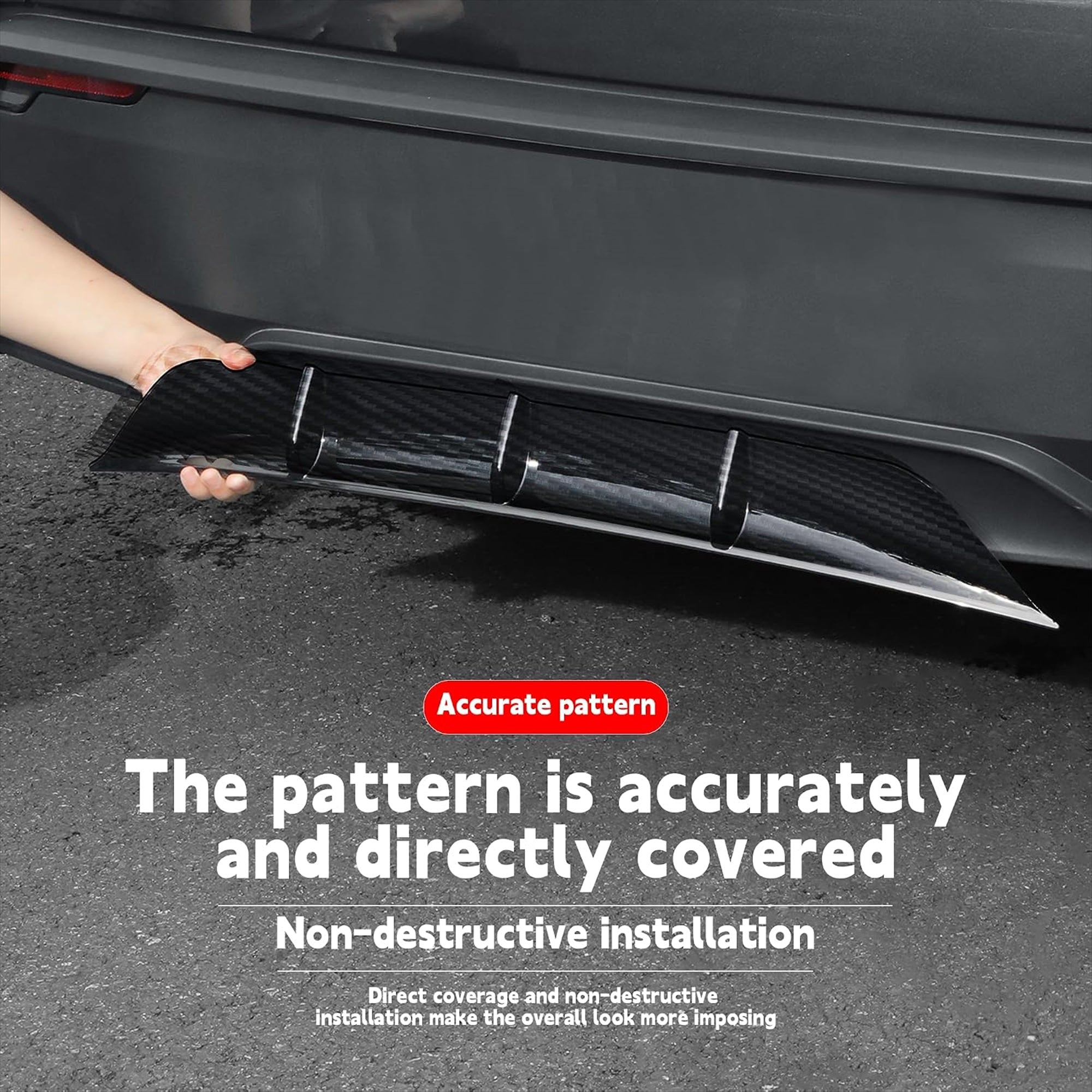 Rear Bumper Diffuser for Tesla Model Y Juniper 2025-2026 | Tesstudio