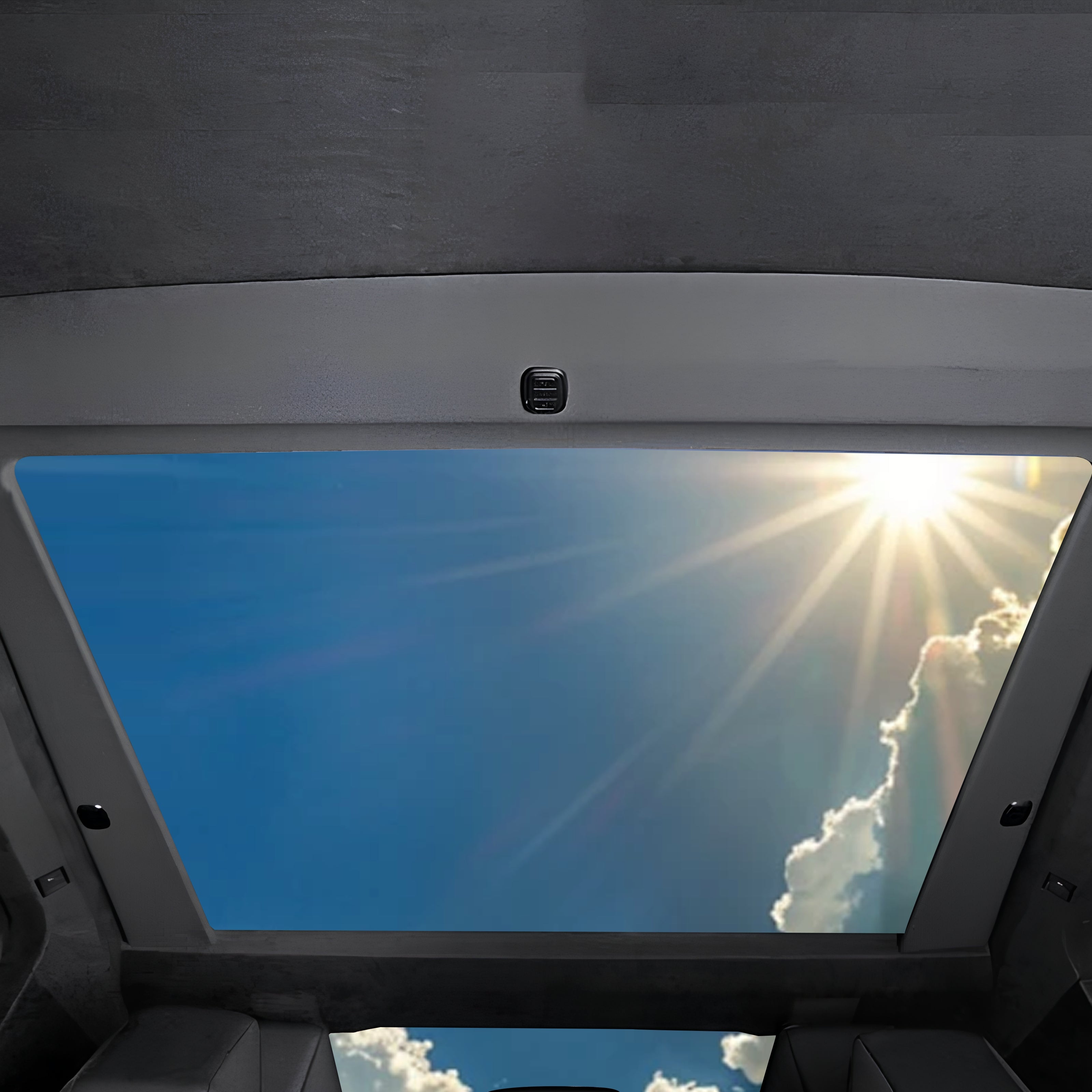 Tesla Cybertruck Electric Sunshade Cybertruck Powered Glass Roof Sunshade Tesstudio®