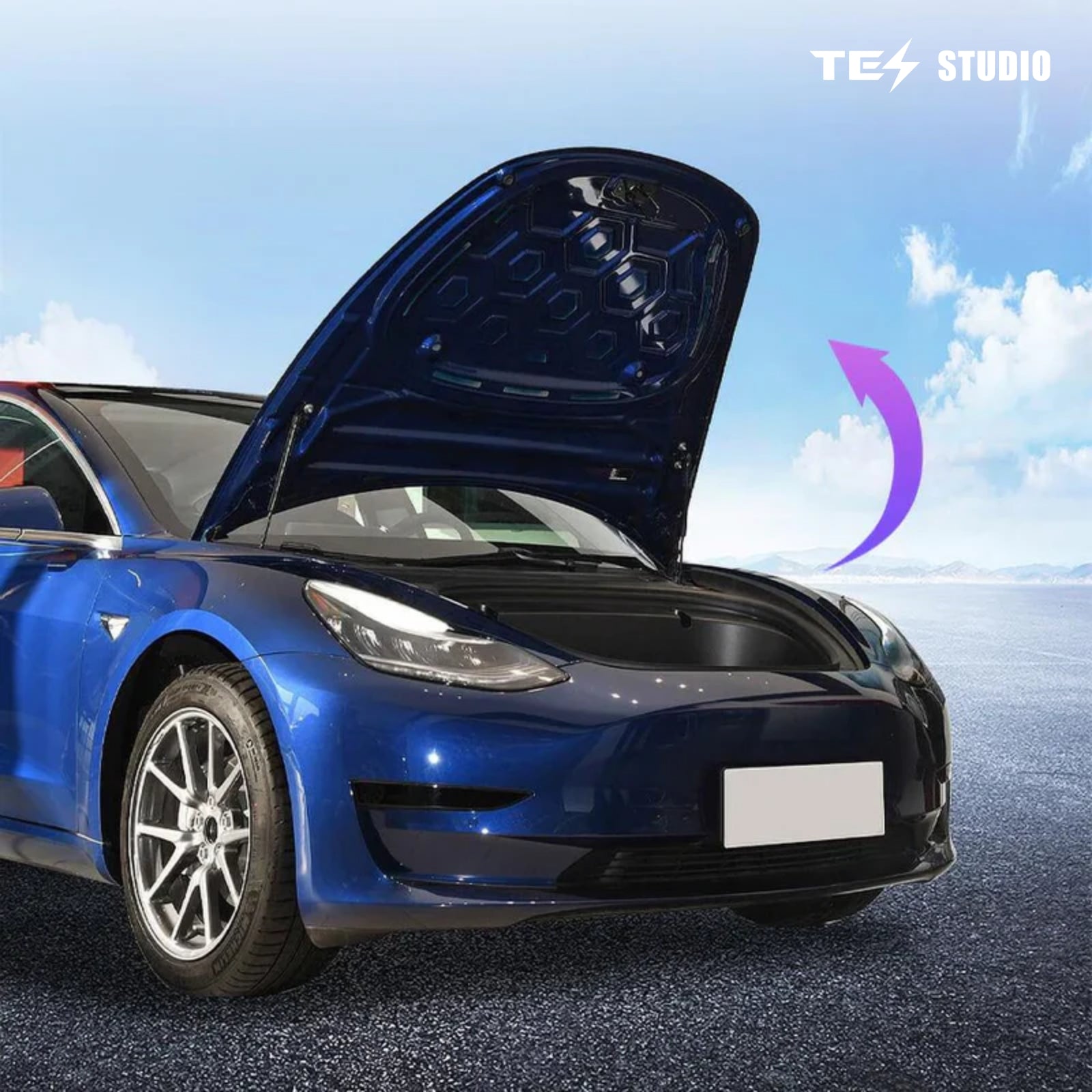 Tesla Model 3/ Model 3 Highland Accessories Power Frunk Soft Close Lock Tesstudio®