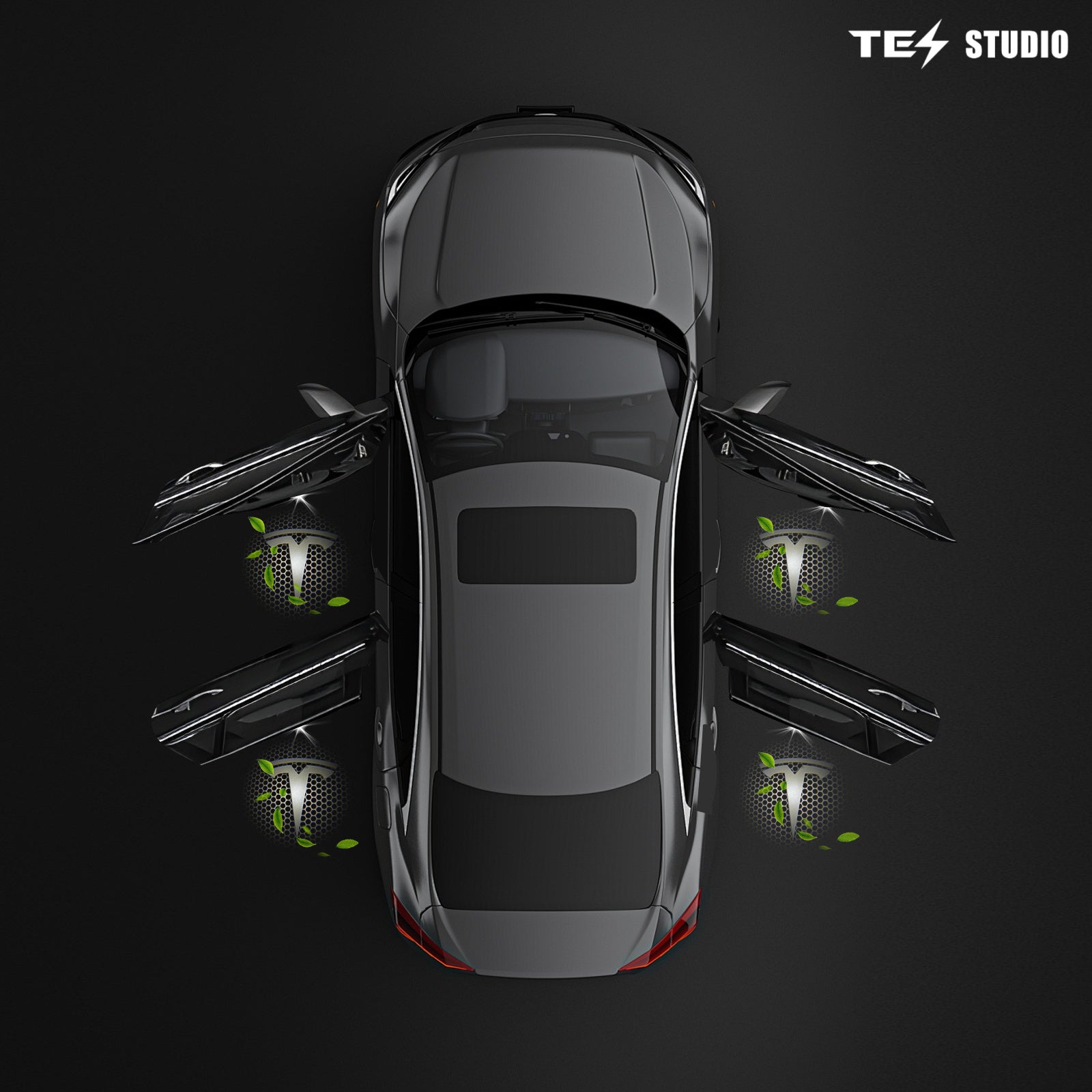 Tesla Dynamic Projection Lights Tesla Model Y Juniper Model 3/Y/S/X Welcome Lights Puddle Lights Tesstudio®