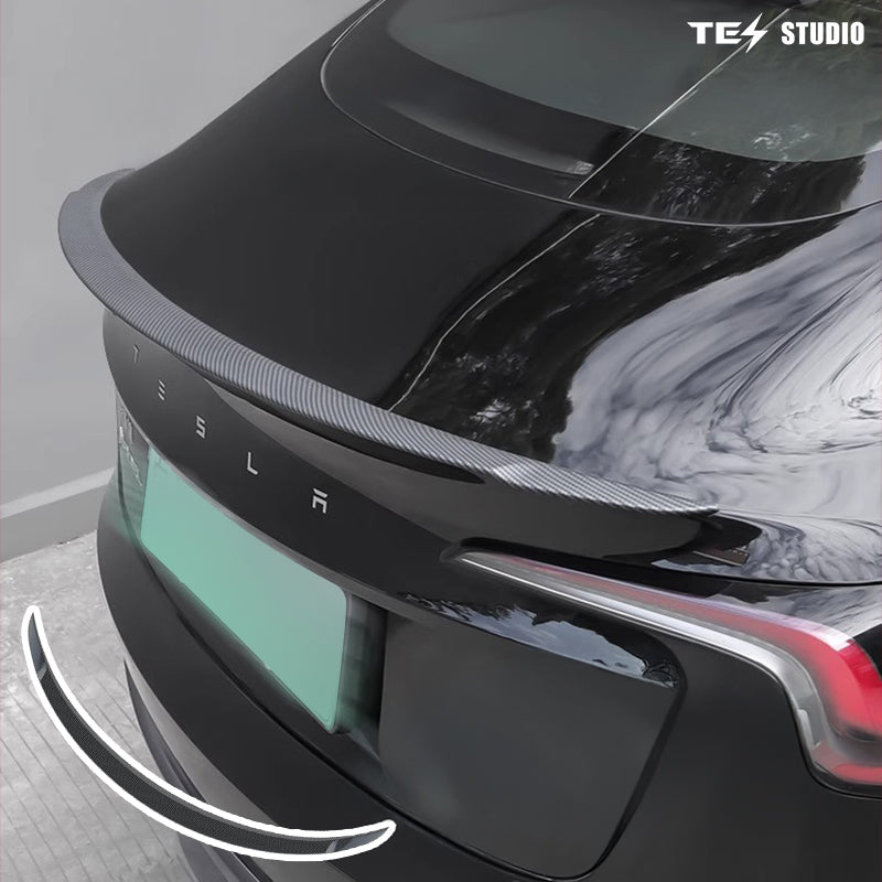 Tesla Model 3/Y/S  Model Y Juniper Real Carbon Fiber Tail Spoiler Wing Tesstudio®
