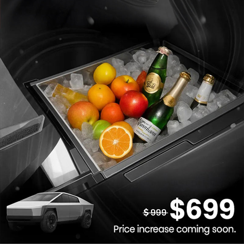 Tesla Cybertruck Cooler Refrigerator 18L Floor Center Console Fridge Tesstudio®