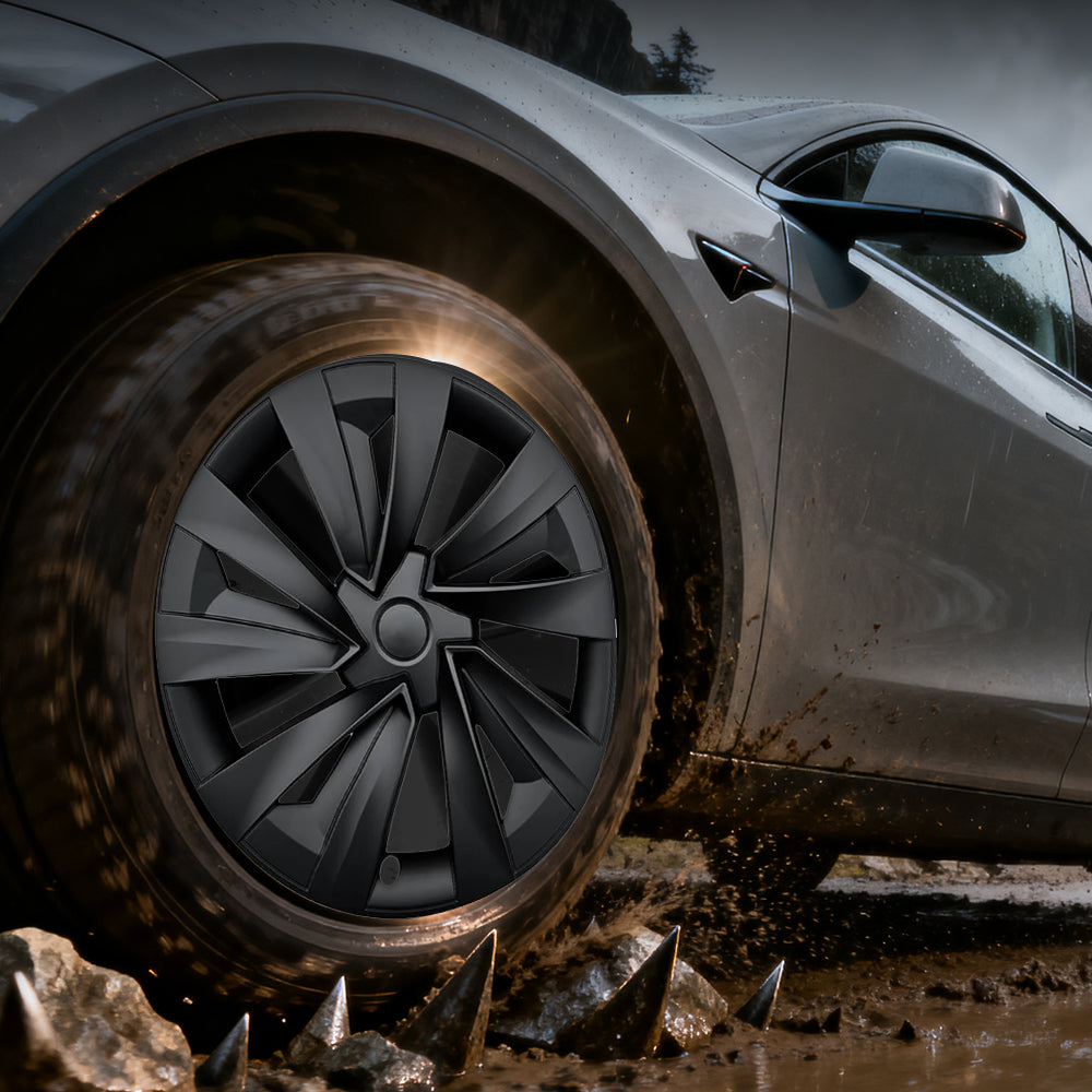 20'' Hub Caps YB Turbine X Style Wheel Covers 4Pcs for Tesla Model Y Juniper