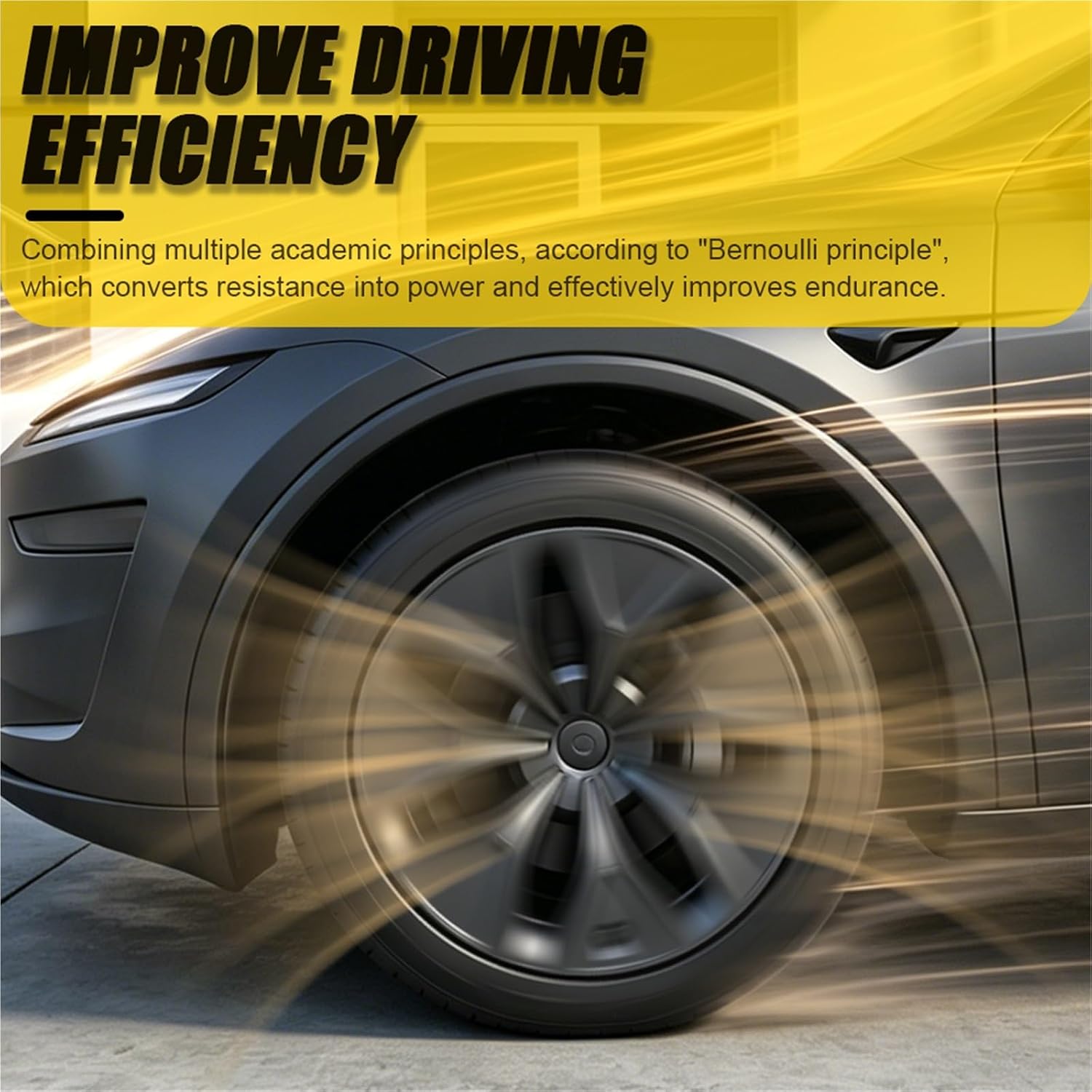 Tesstudio 19" Wheel Cover for Model Y L 2026 | 4PCS Full Rim Machina 2.0