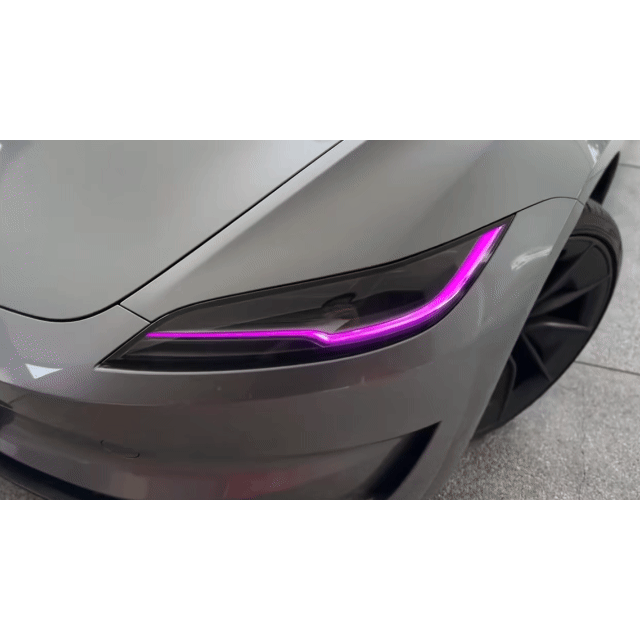 Colorful Daytime Running Light DRL Boards Headlight for Tesla Model 3 Highland