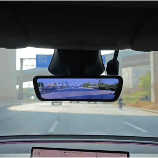S82 Pro 2/4K HD 8.2Inch Streaming Rearview Mirror With BSD For Tesla Model 3/3 Highland/ Y / Y Juniper