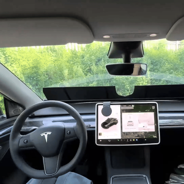 Fully Automatic Front Windshield Sunshade for Model 3 & 3 Highland / Model Y & Y Juniper