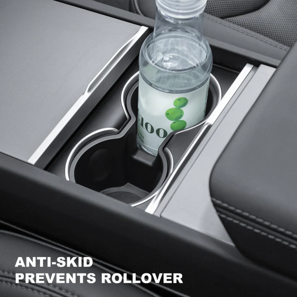 Tesla Model Y Juniper / Standard / Long Range Cup Holder Insert | Silicone & TPE