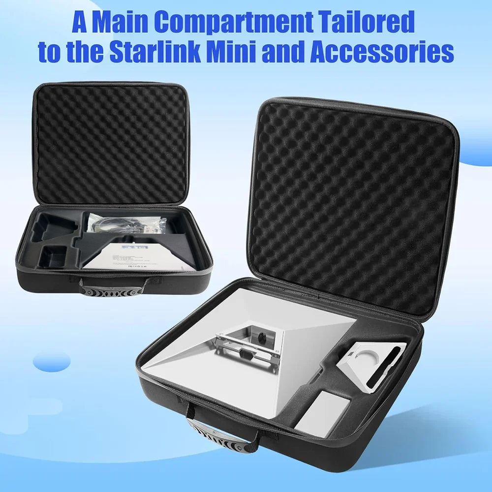 Starlink Mini EVA Carry Case 2.0 - Battery-Ready Organizer