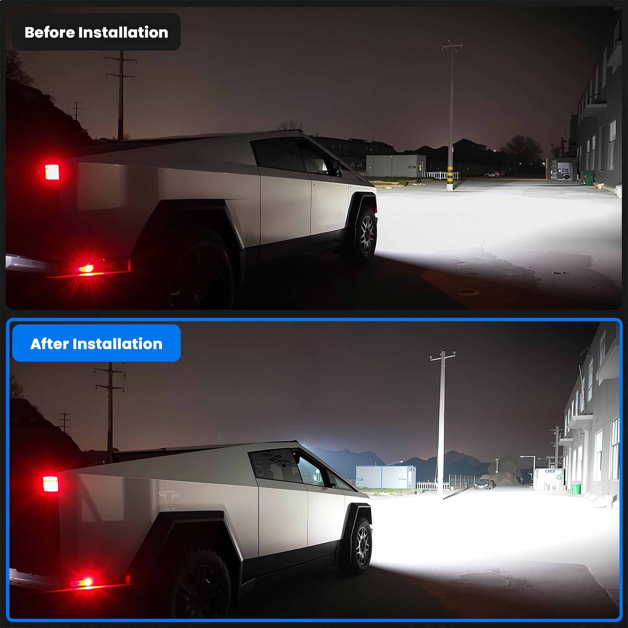 Cybertruck LED Light Roof Spotlights Light Off-road Auxiliary Lighting Tesstudio®