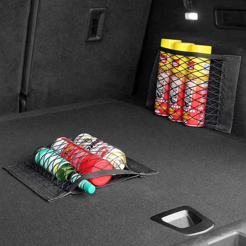 Trunk Mesh Cargo Net Storage Bag Fixed Net Bag For Tesla Model 3/Y/S/X