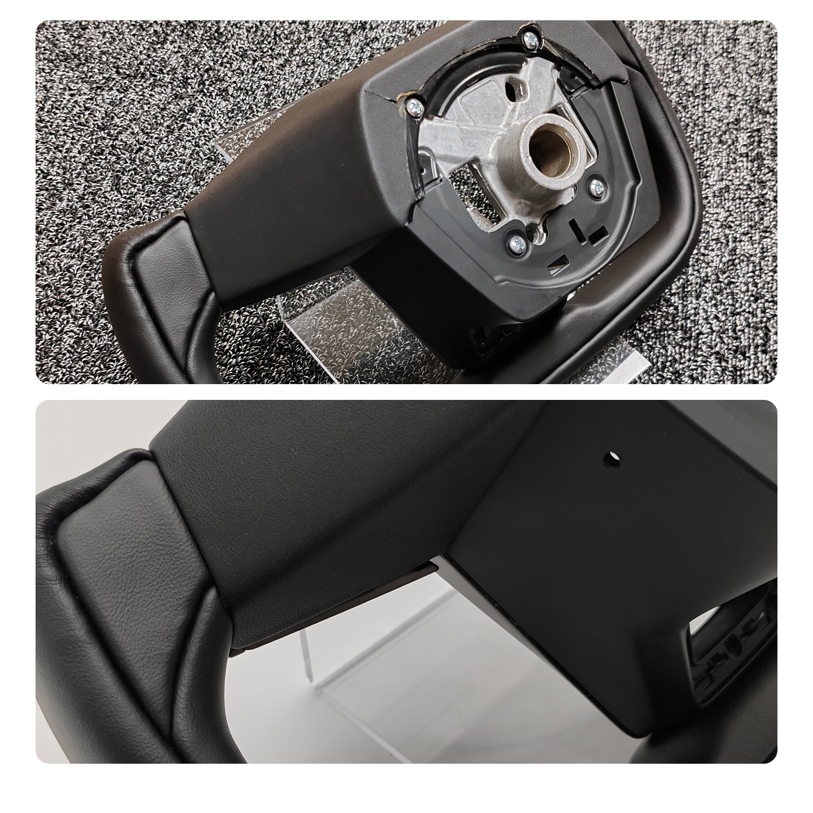 Cybertruck Yoke Steering Wheel and Carplay Dashboard Screen C9 9-in Touch Screen Combo Tesstudio®