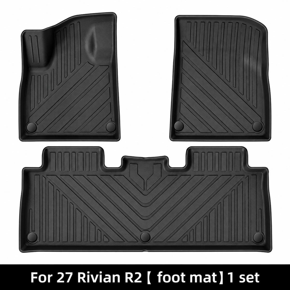 Custom-Fit TPE Floor Mats & Cargo Liner for Rivian R2