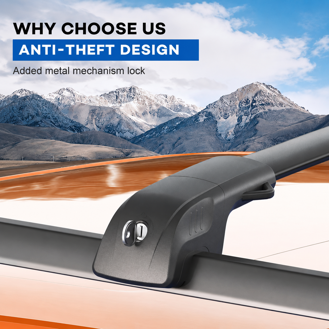 300 lbs Lockable Roof Rack Cross Bars for Honda Passport 2026 - Tesstudio