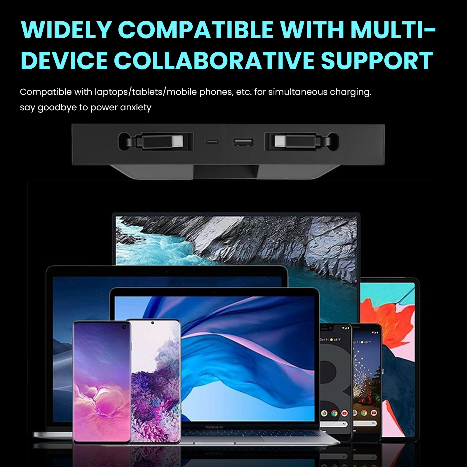 Center Console USB Hub for Tesla Model Y Juniper 2025+/ Model 3 Highland 2023+