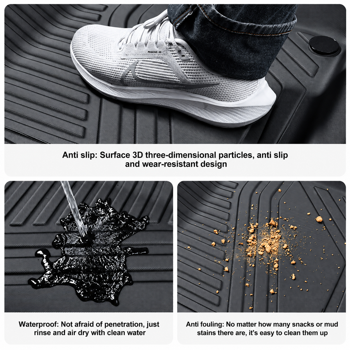Custom-Fit TPE Floor Mats & Cargo Liner for Rivian R2
