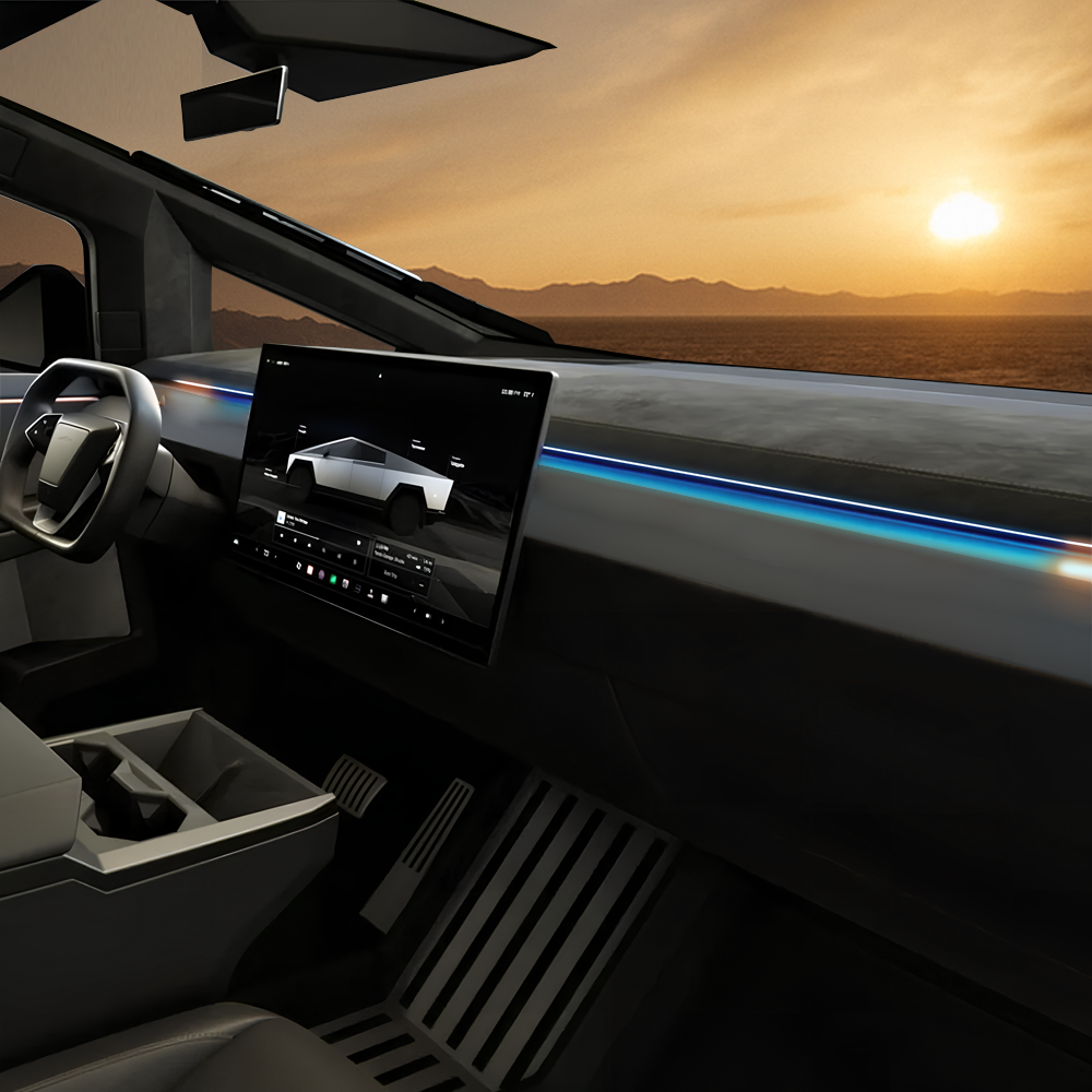 BSD 2.0 Blind Spot Detection System For Tesla Cybertruck Ambient Lighting