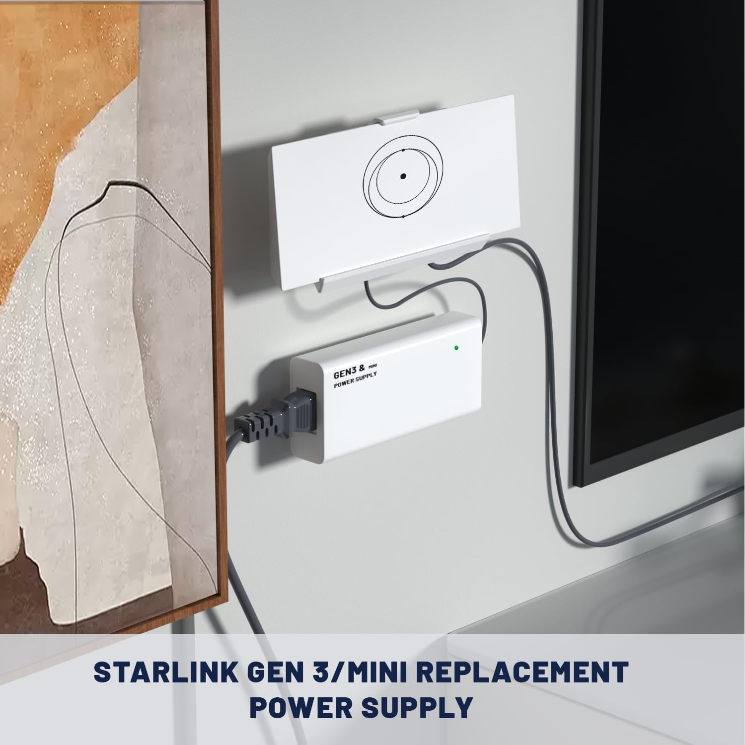 Tesstudio Power Supply Adapter 48V 3A for starlink Gen 3 / Mini