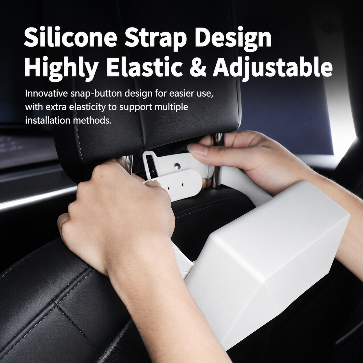 Cyber-Style Car Tissue Box for Tesla Model Y / 3 / X / S