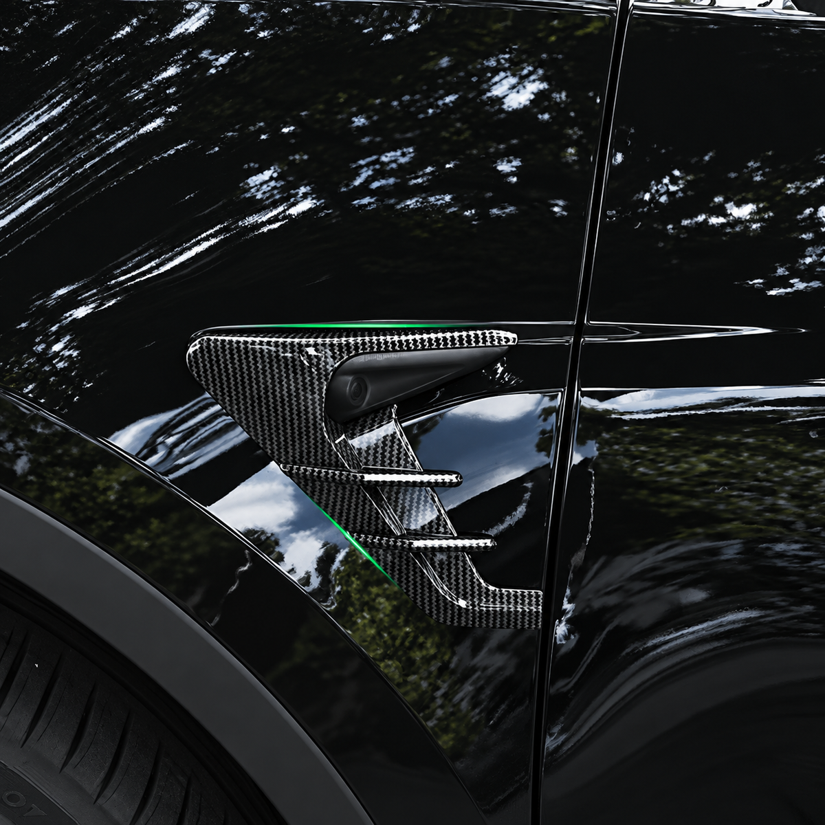 Tesla Model 3 Highland / Model Y Juniper / Model Y L Thunder-Style Fender Camera Trim
