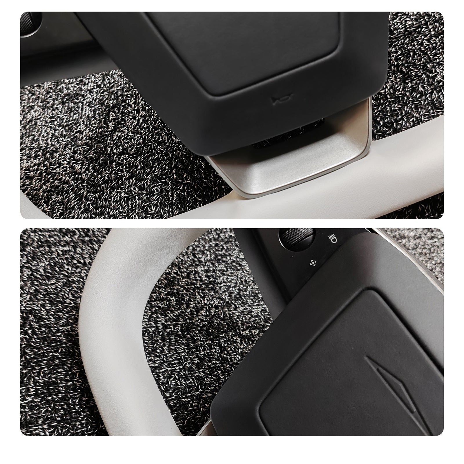 Cybertruck Yoke Steering Wheel and Carplay Dashboard Screen C9 9-in Touch Screen Combo Tesstudio®