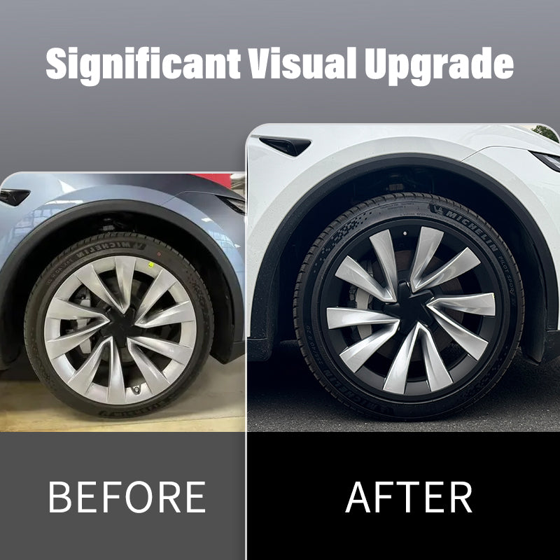 Tesla Model Y Juniper 20'' Wheel Hubcap Rim Protector Black Model Y Juniper Accessories Tesstudio® 
