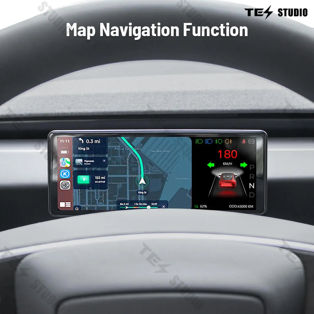 Tesla Model 3/Y/Highland /Model Y Juniper F68 Pro Front Dashboard Screen Tesstudio