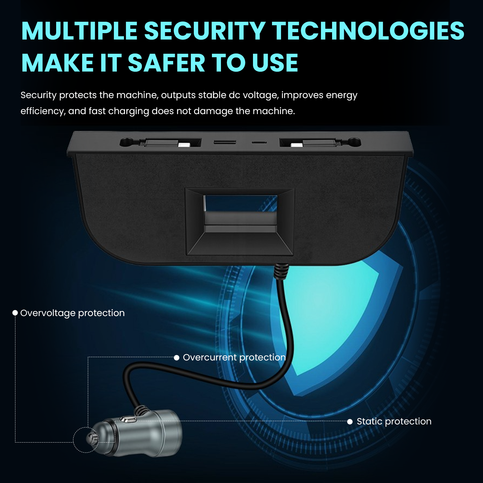 Center Console USB Hub for Tesla Model Y Juniper 2025+/ Model 3 Highland 2023+