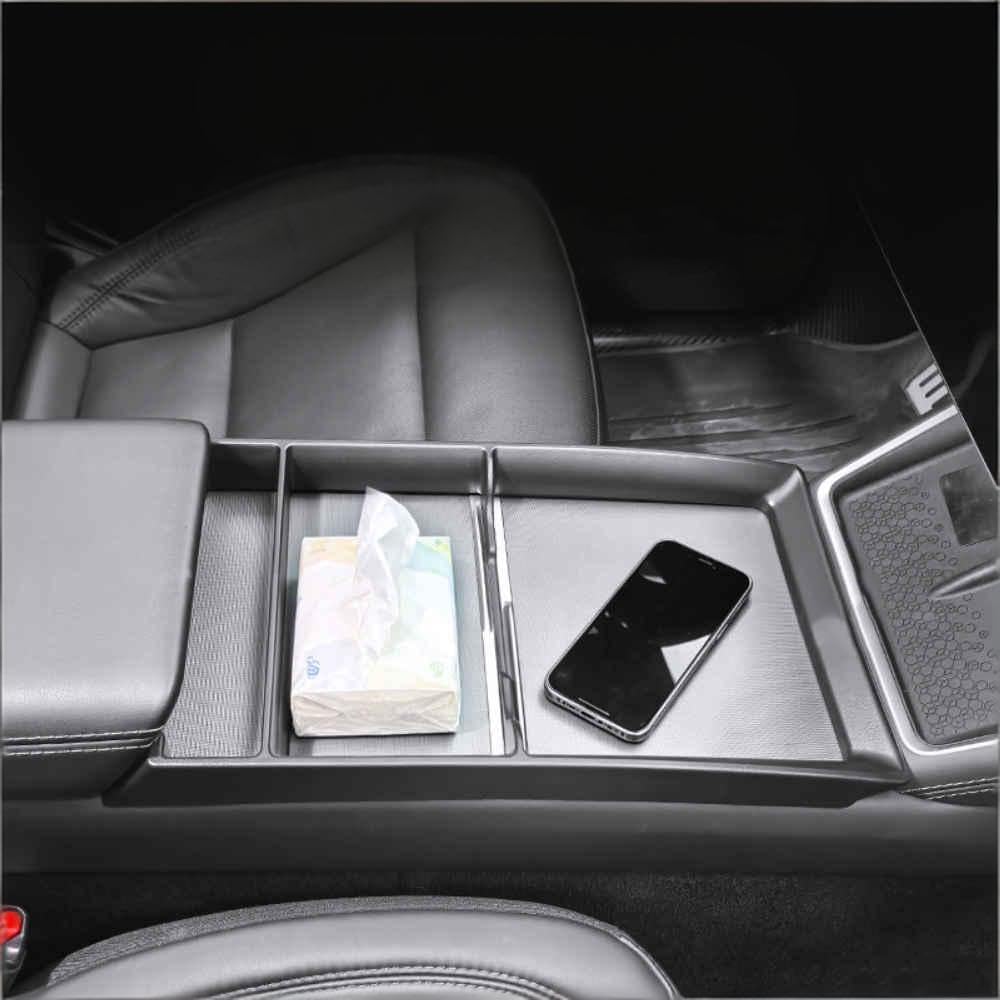 Tesla Model Y Standard Center Console Organizer Tray | Hidden Storage Box