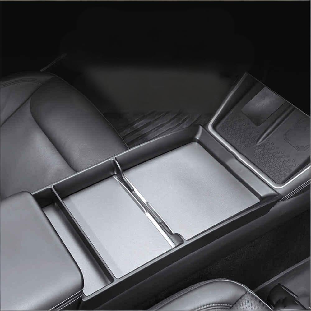 Tesla Model Y Standard Center Console Organizer Tray | Hidden Storage Box
