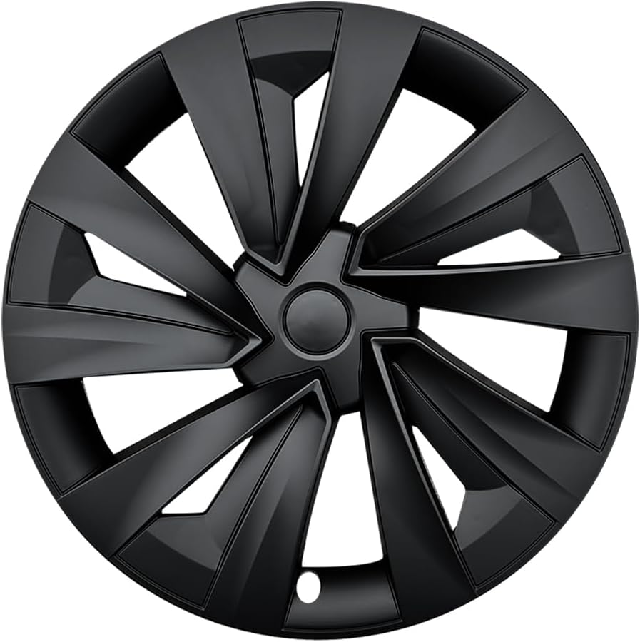 Style 19" YB Turbine Wheel Covers Tesla Black Hub Caps for Tesla Model Y Juniper X