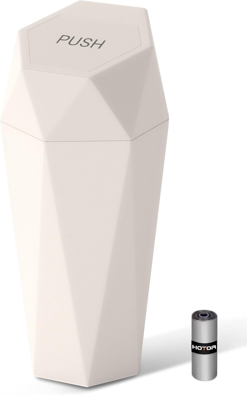 2026 Tesstudio Car Trash Can with Lid Car Accessories for Interior, Leakproof Vehicle Garbage Can with 30 Attached Trash Bags, Multipurpose Organizers and Storage for Home/Office