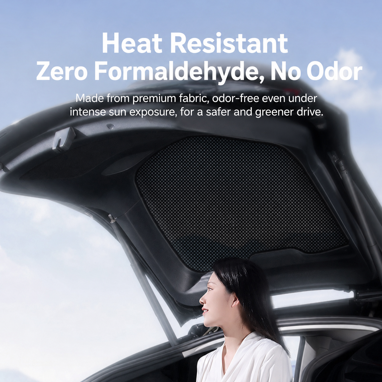 Tesla Model Y L (2025.11+) Rear Sunroof Mesh Hatch Sunshade