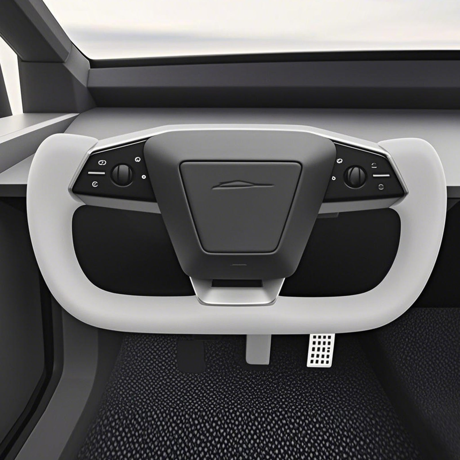 Cybertruck Yoke Steering Wheel and Carplay Dashboard Screen C9 9-in Touch Screen Combo Tesstudio®