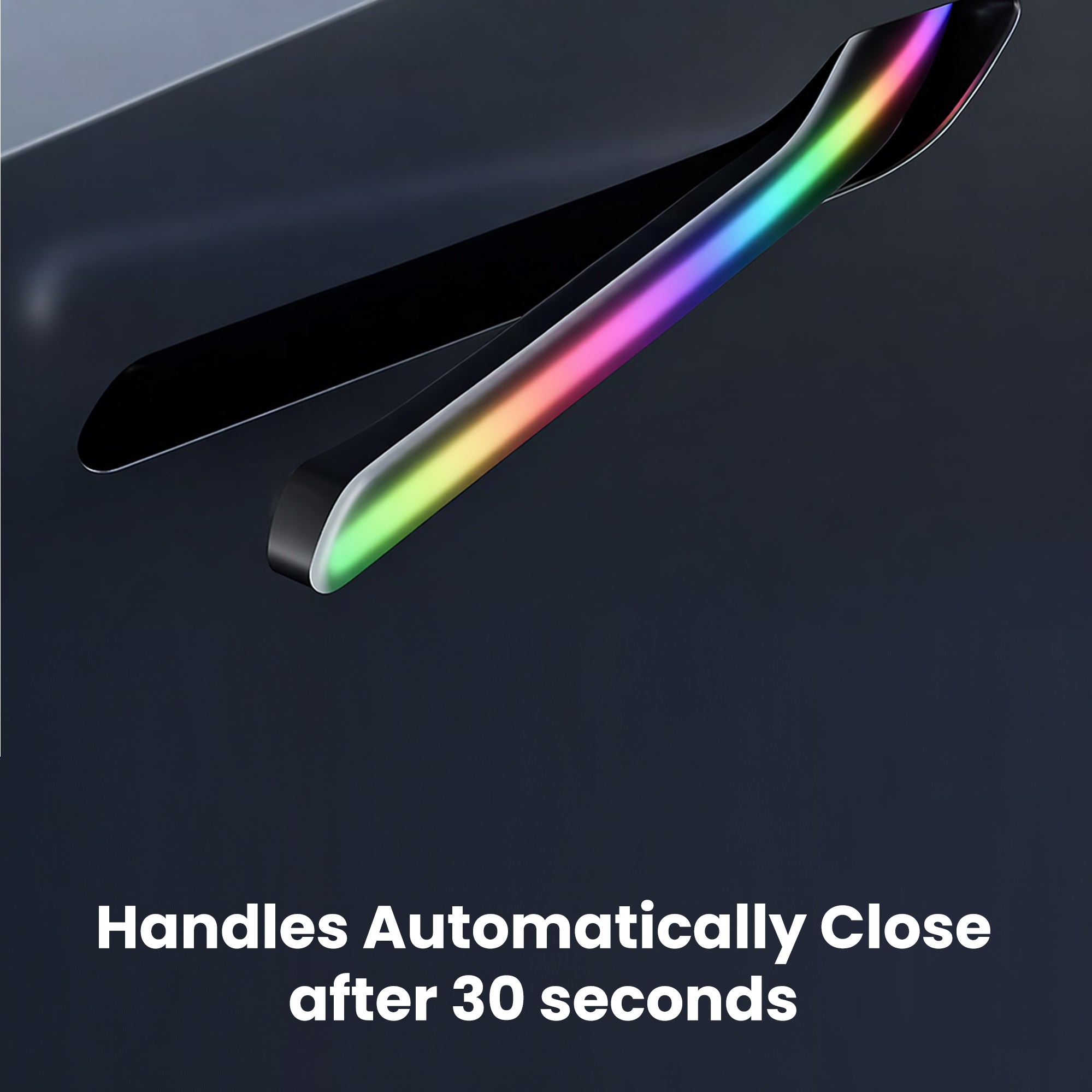 Tesla Door Handle Lights & Colorful Door Handle Covers | Smart LED Flow Light | Fits Model 3/Y/Juniper 2021+