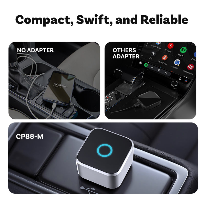 2026 Universal Wired CarPlay/Android Auto to Wireless Adapter For All Cars