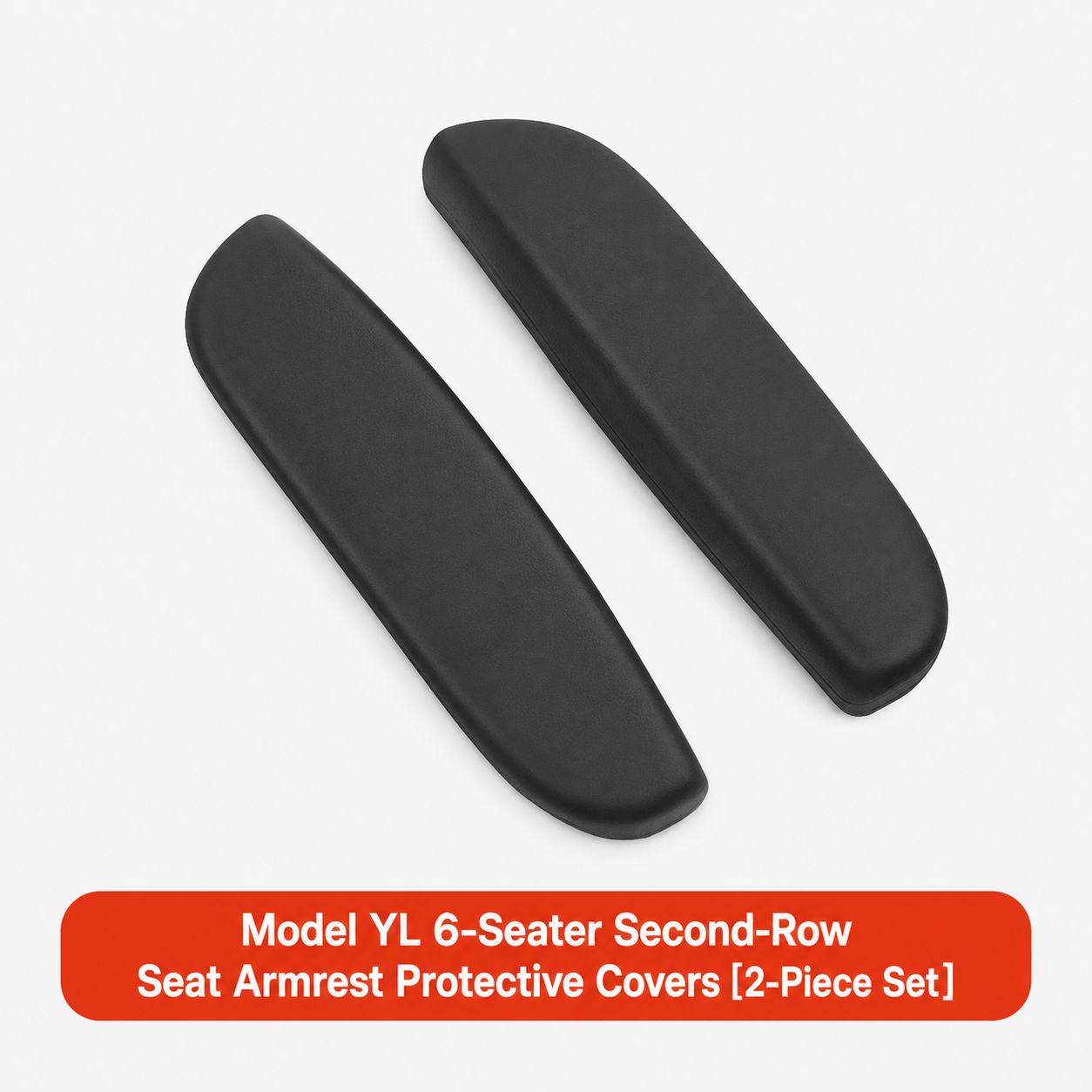 Second-Row Silicone Seat Armrest Cover for Tesla Model Y L 2025.11+