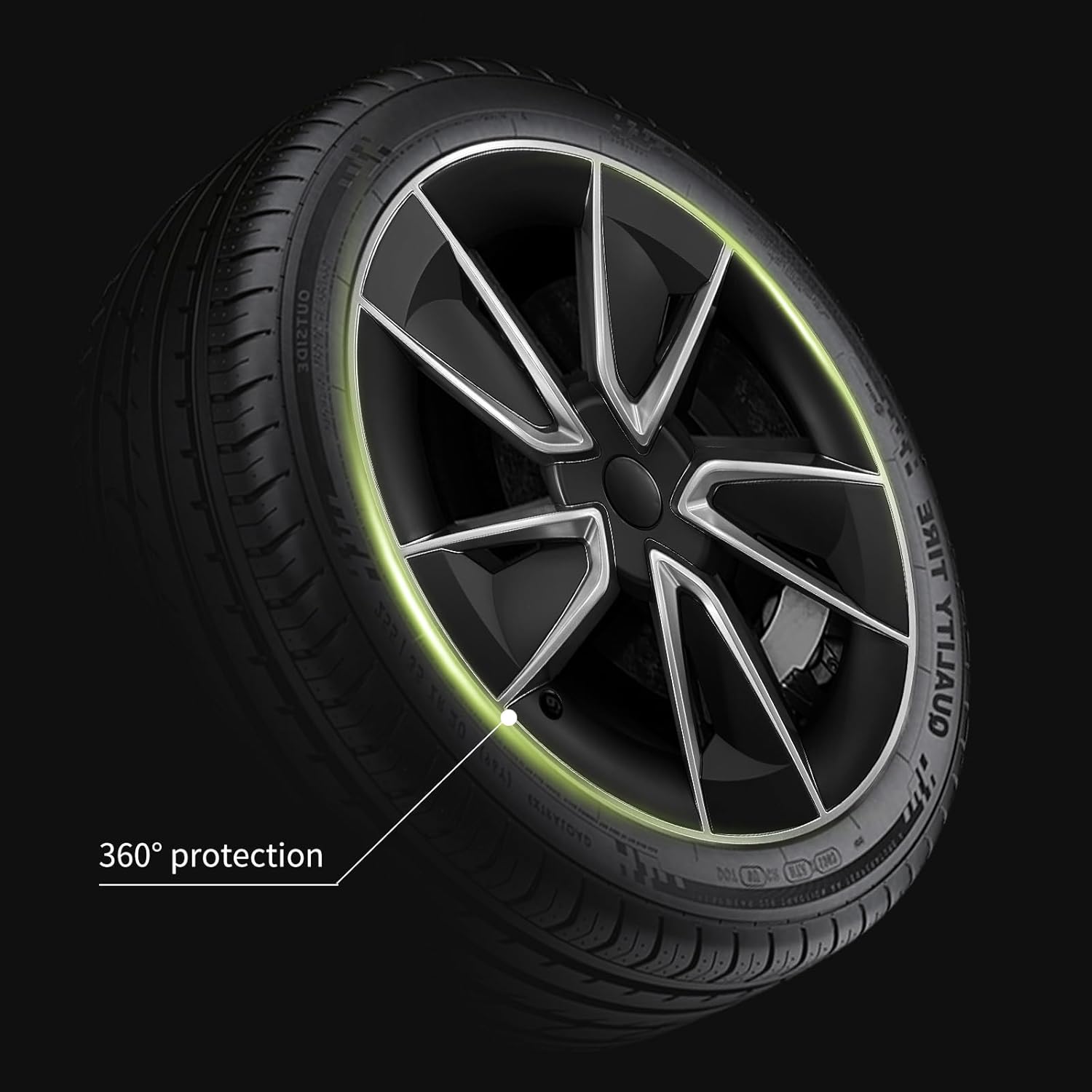 19"/20" X Style YB Turbine Knife Wheel Covers for Tesla Model Y Juniper