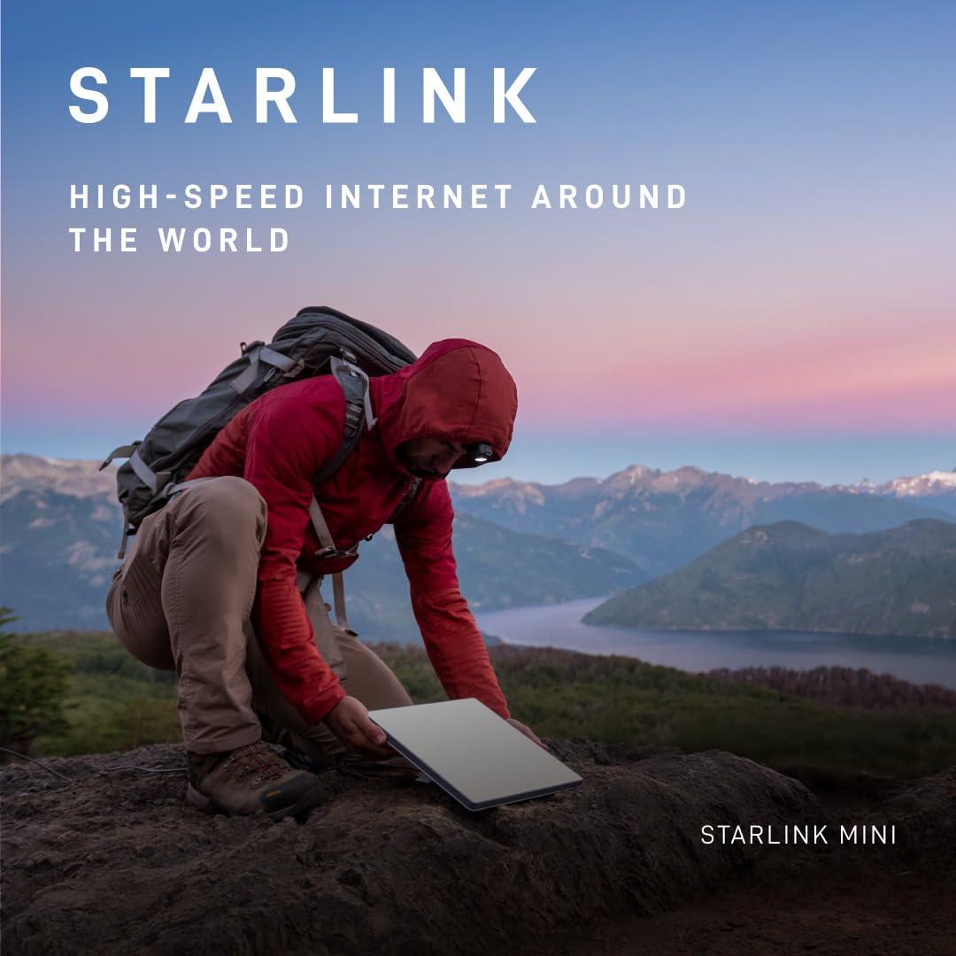 Starlink Mini V4 Portable Internet Kit – High-Speed Satellite WiFi for RV, Camping, Boats & Remote Work