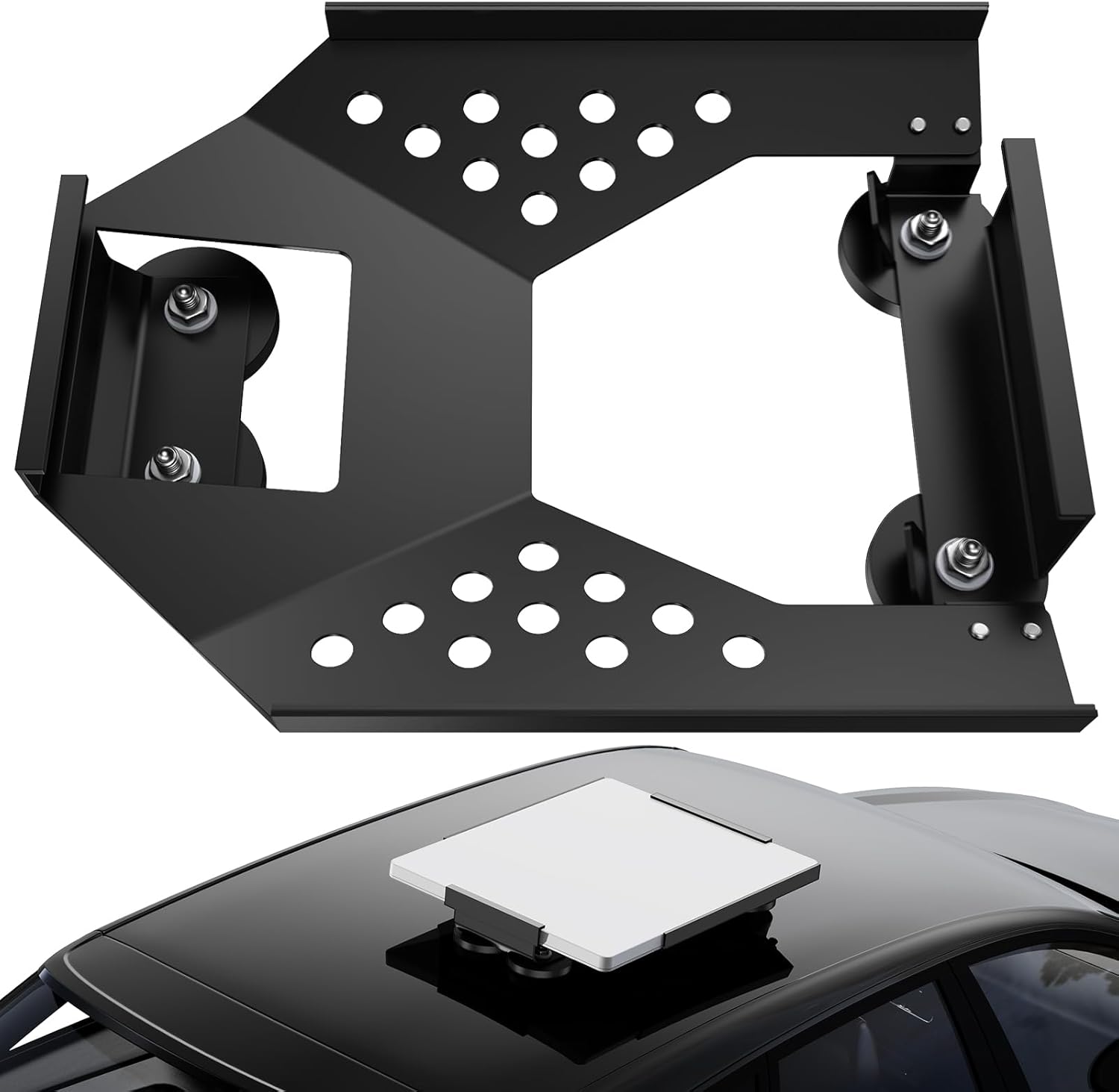 Magnetic Starlink Mini Car Mount Base Suction Cup Accessories Truck RV Flat Rack Roof Sunroof Kit Boat