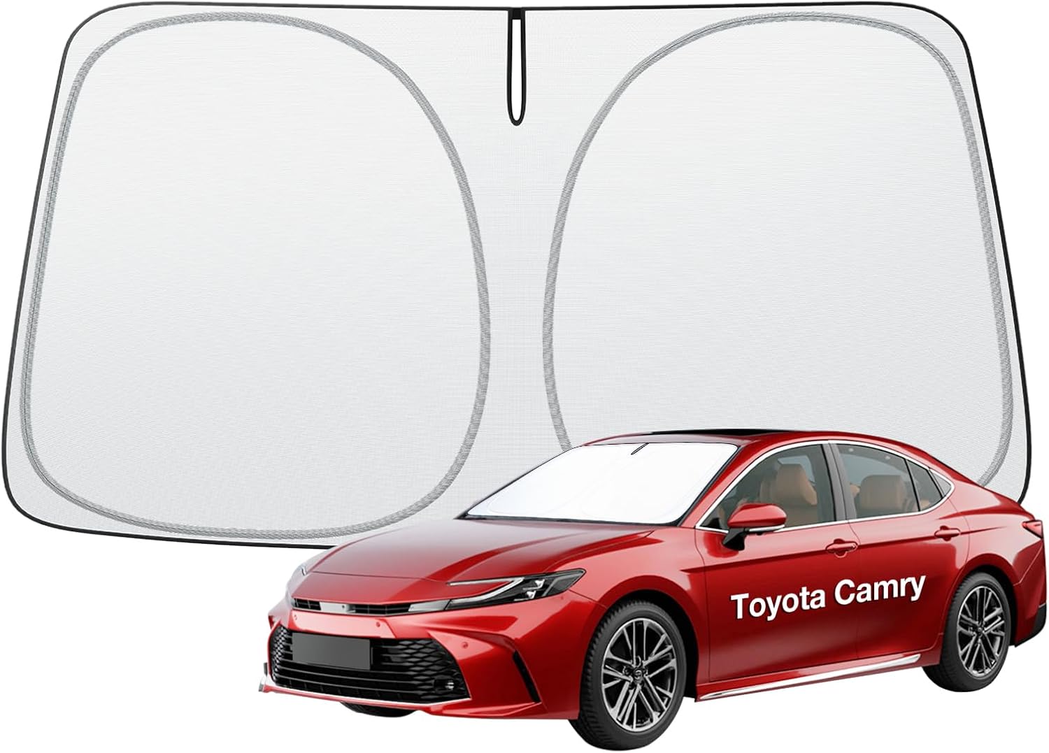 Tesstudio 2026 Windshield Sunshade Foldable Heat Insulation Sunshade with Storage Bag, for Model S/X/3/Y