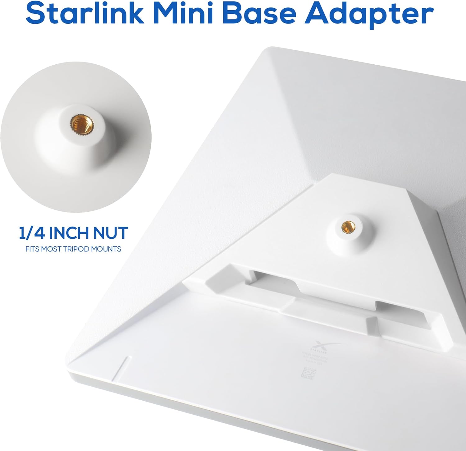 Starlink Mini Mount for 1/4"~20 Threaded Common Size Tripod Mounting