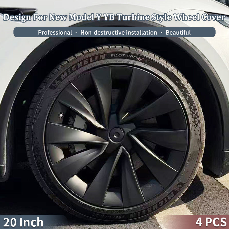 Tesla Model Y Juniper 20'' Hub Caps Model Y Juniper Exterior Accessories Tesstudio® 