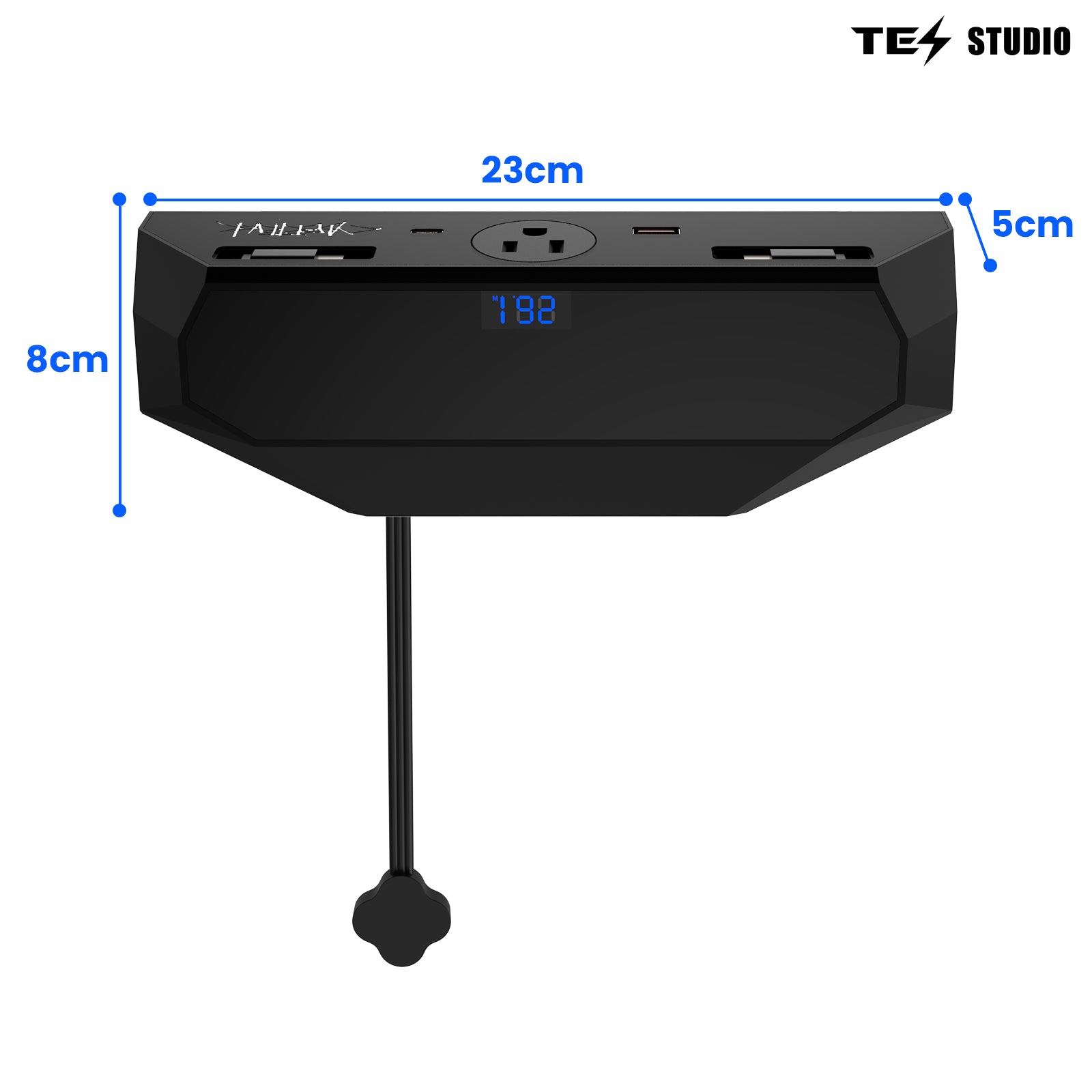 Tesla Cybertruck Docking Drawer Blade In-Drawer Outlet With 110v AC Tesla Cybertruck Accessories Tesstudio®
