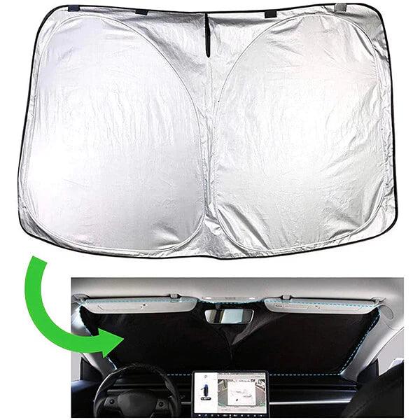 Model 3/Y Foldable Windshield Sun Visor Shade (2017-2026) for Tesla Car Accessories