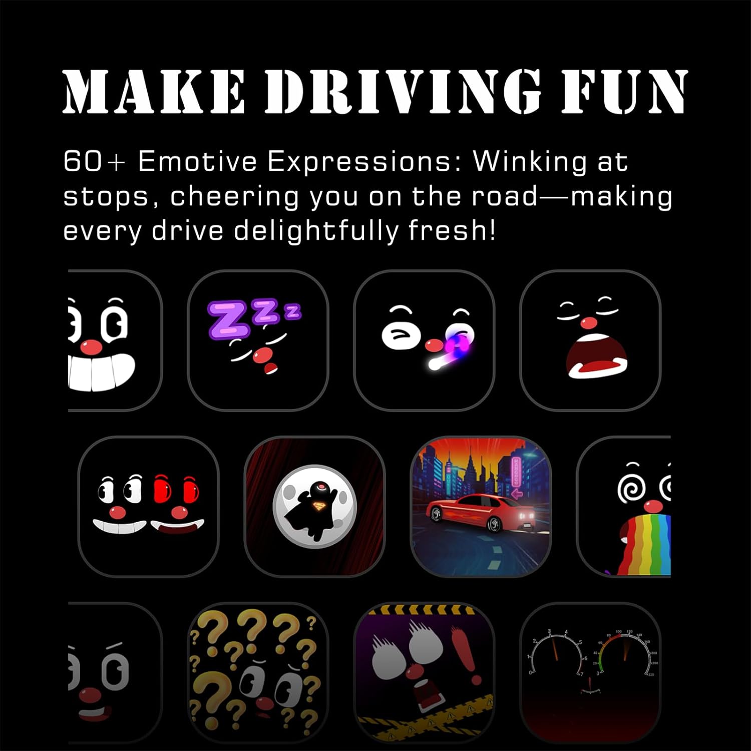 Car Dashboard Emotional Companion - Magnetic Motion-Activated Pet