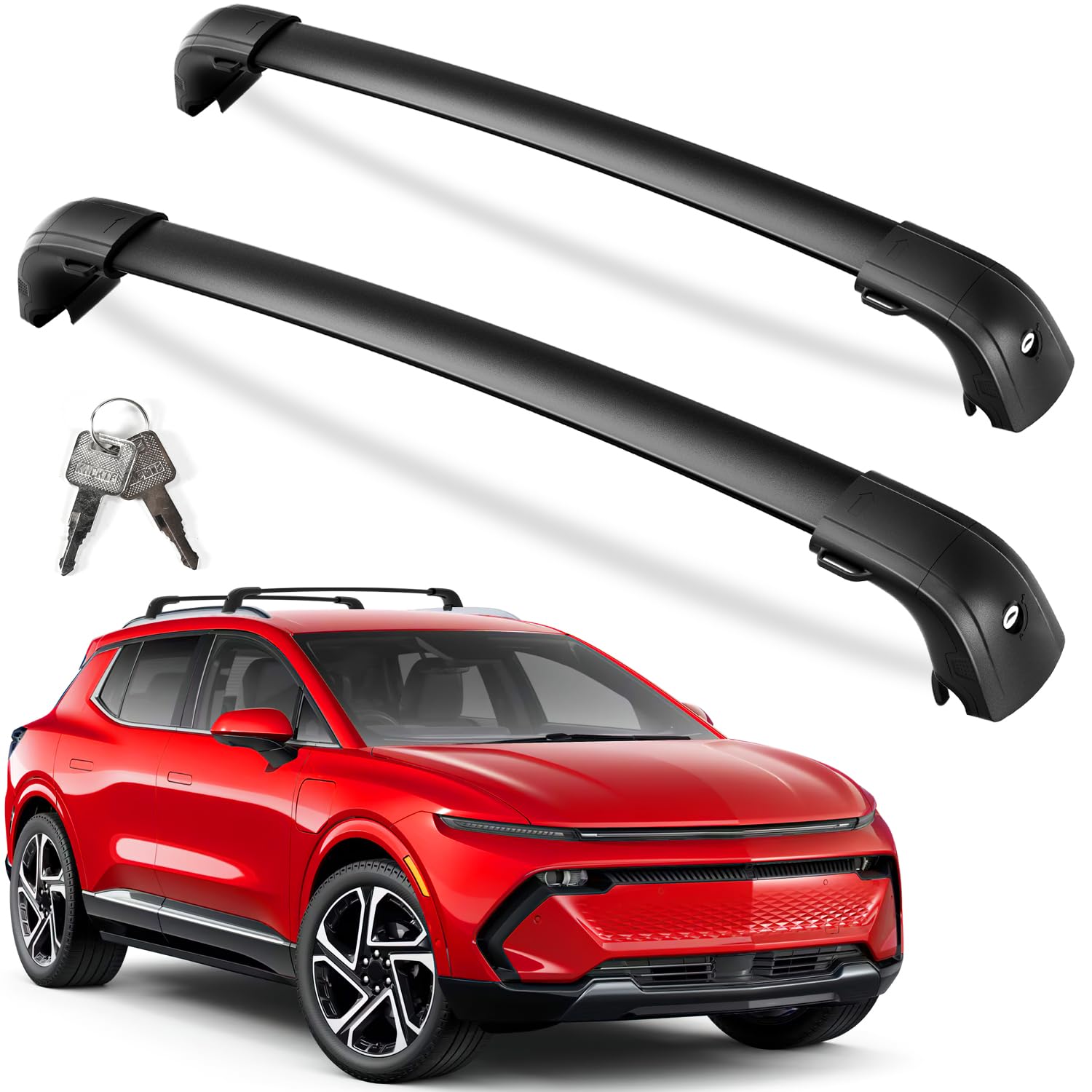 Roof Rack Cross Bars for Mercedes Benz GLC 2016-2022 | 300lb Lockable