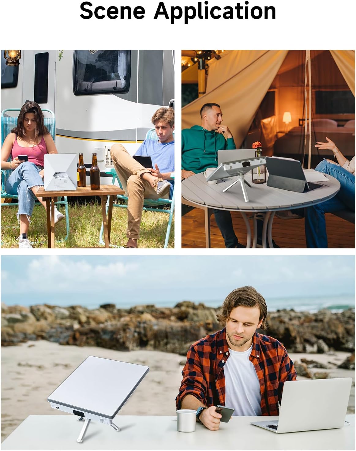 27500mAh Power Bank for Starlink Mini — 99Wh Portable Charger with USB-C Bidirectional PD, LCD Display, Smart App, DC Cable, Outdoor & Camping Battery Pack