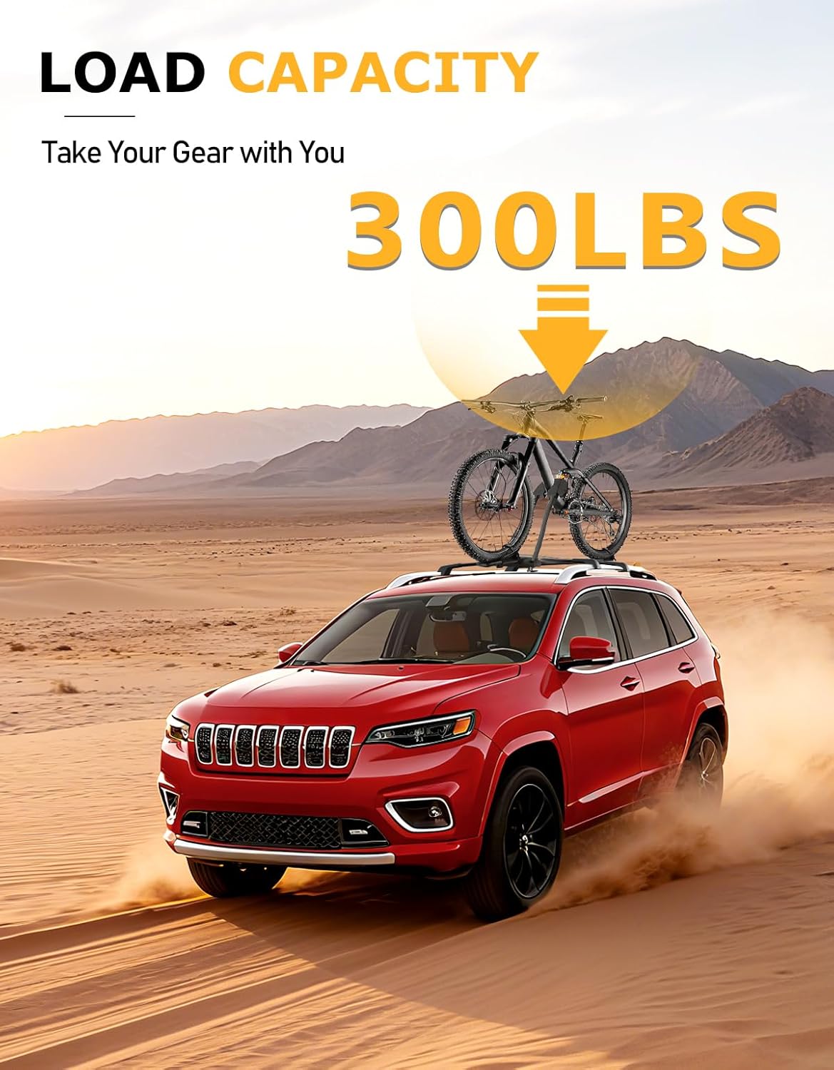 Jeep cross bars — aluminum alloy profile