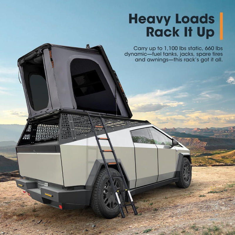 Tesla Cybertruck Roof Rack | Crossbar Roof Rack | Tesstudio